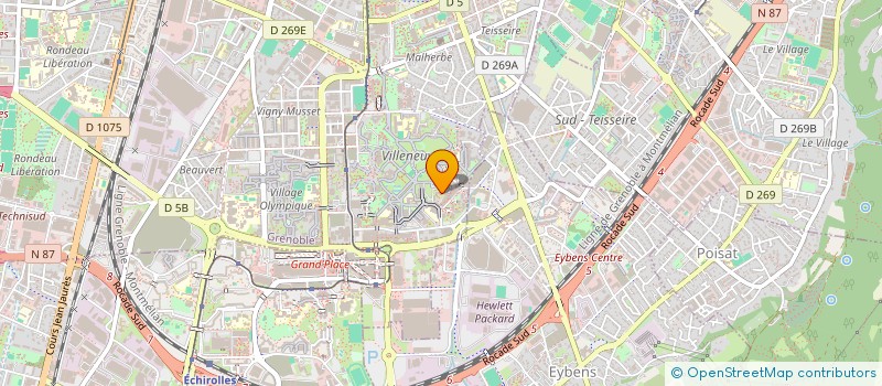 localisation de l'entreprise PTC DRIVE à GRENOBLE