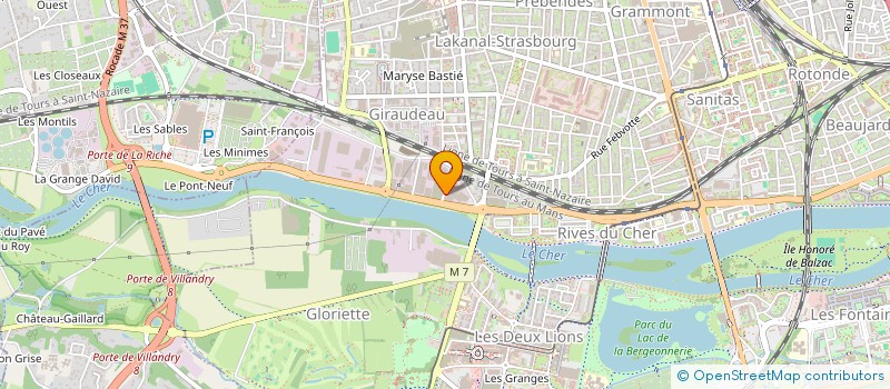 localisation de l'entreprise PTCE EN TOURAINE  TOURS