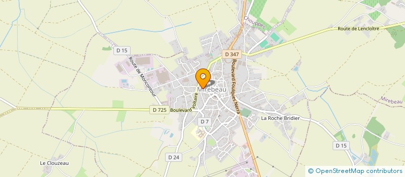 localisation de l'entreprise PTCLTT  MIREBEAU