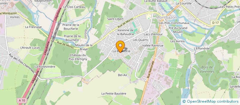 localisation de l'entreprise PTCTCP  ESVRES