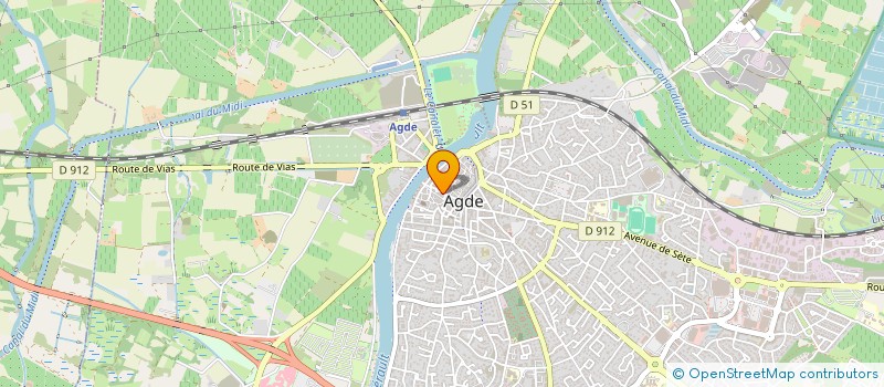 localisation de l'entreprise PTD à AGDE