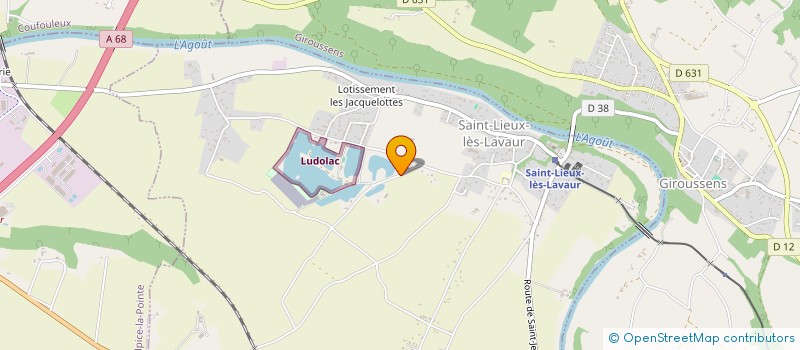 localisation de l'entreprise PTD IMMO  SAINT-LIEUX-LES-LAVAUR