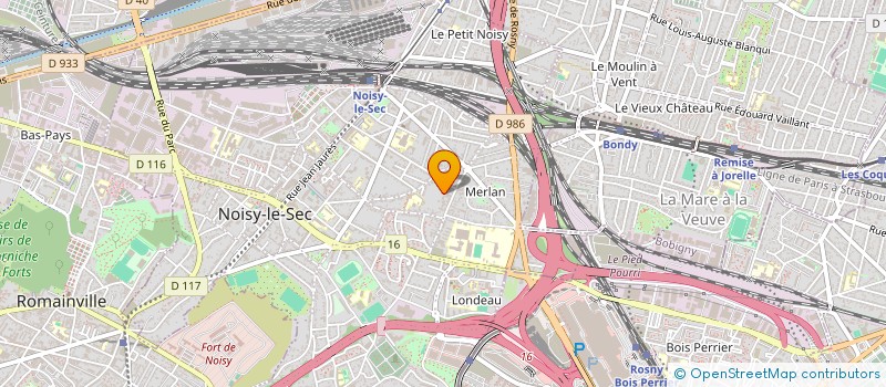 localisation de l'entreprise PTE à NOISY-LE-SEC