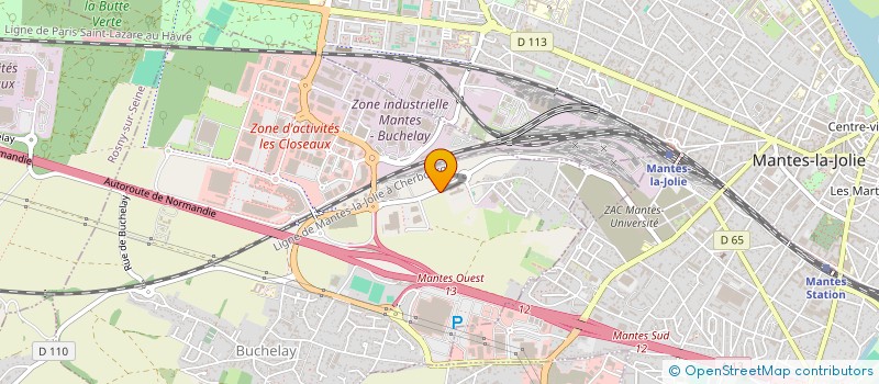 localisation de l'entreprise PTG SERVICES  BUCHELAY