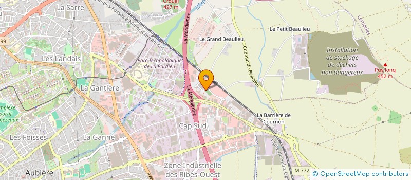 localisation de l'entreprise PTGKV  CLERMONT-FERRAND