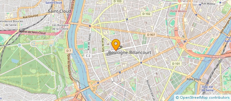 localisation de l'entreprise PTI à BOULOGNE BILLANCOURT