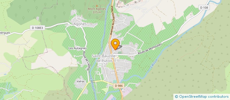 localisation de l'entreprise PTI SUD  SAINT-BAUZILLE-DE-PUTOIS