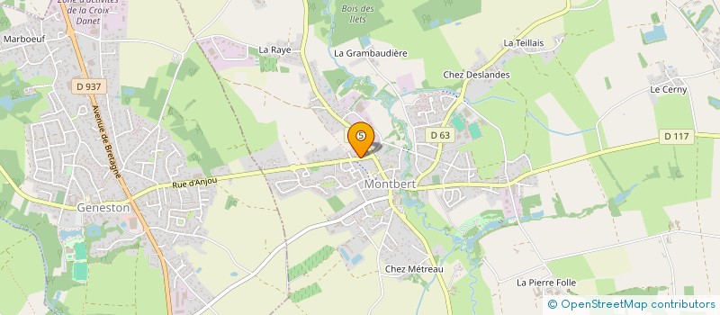 localisation de l'entreprise PTI-ZEF  MONTBERT