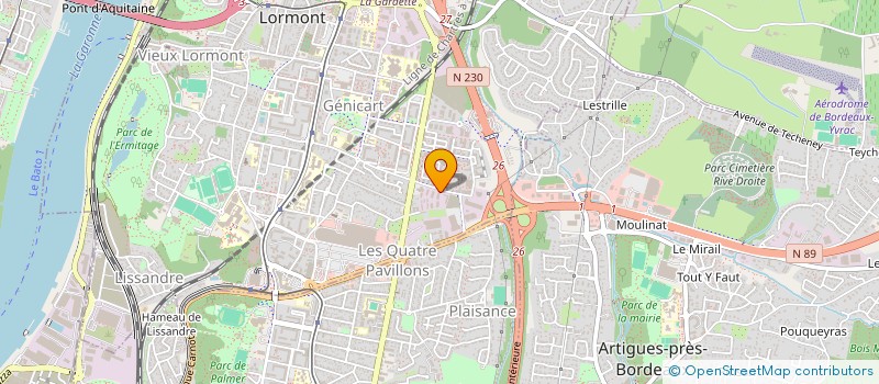 localisation de l'entreprise PTIC  LORMONT