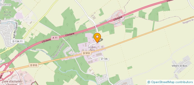 localisation de l'entreprise PTILOCK à NOGENT-LE-PHAYE