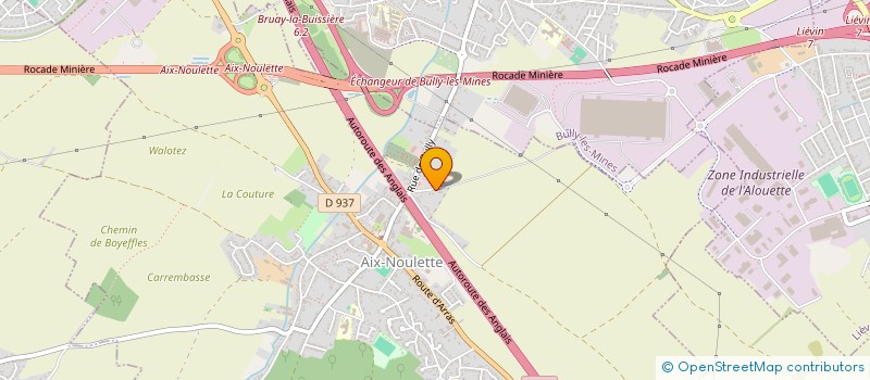 localisation de l'entreprise PTIPOT à AIX-NOULETTE