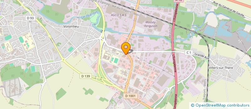 localisation de l'entreprise PTISOM à BEAUVAIS