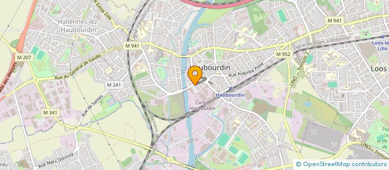 localisation de l'entreprise PTIT BELGIQUE  HAUBOURDIN