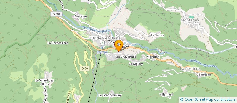 localisation de l'entreprise PTIT CAILLOU à COURCHEVEL