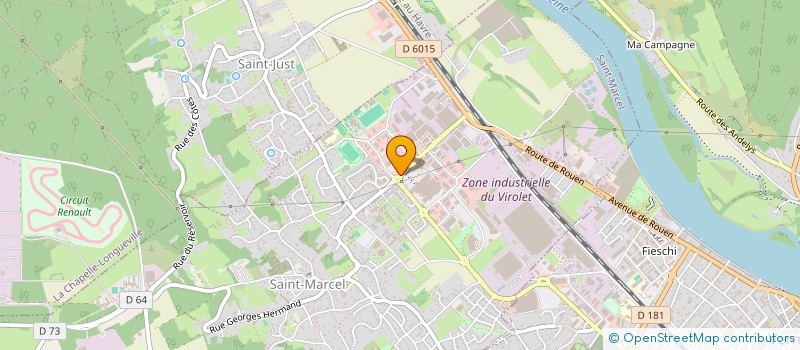 localisation de l'entreprise PTIT-FRAP  SAINT-MARCEL