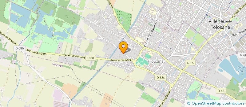 localisation de l'entreprise PTIT HOME  FROUZINS