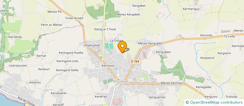 localisation de l'entreprise PTIT KUB DU 29S  PLOZEVET