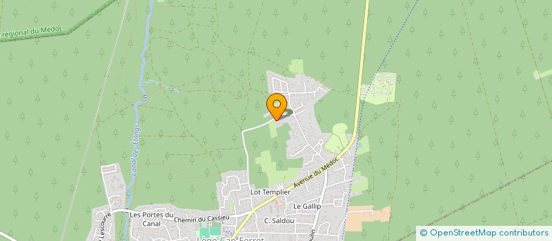 localisation de l'entreprise PTIT OLIVIER  LEGE-CAP-FERRET