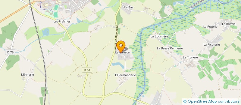 localisation de l'entreprise PTIT'OURS à SAINTE-PAZANNE