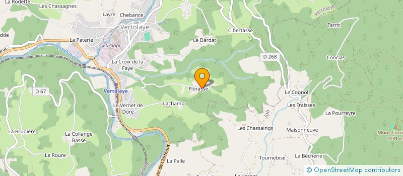 localisation de l'entreprise PTIT PLAT MOBIL  BERTIGNAT