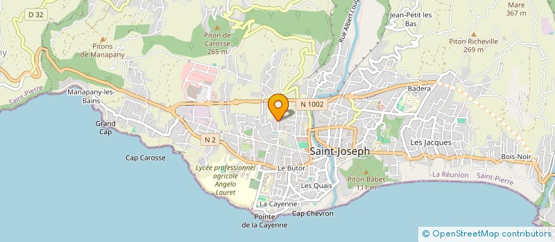 localisation de l'entreprise PTITS BABAS à SAINT-JOSEPH