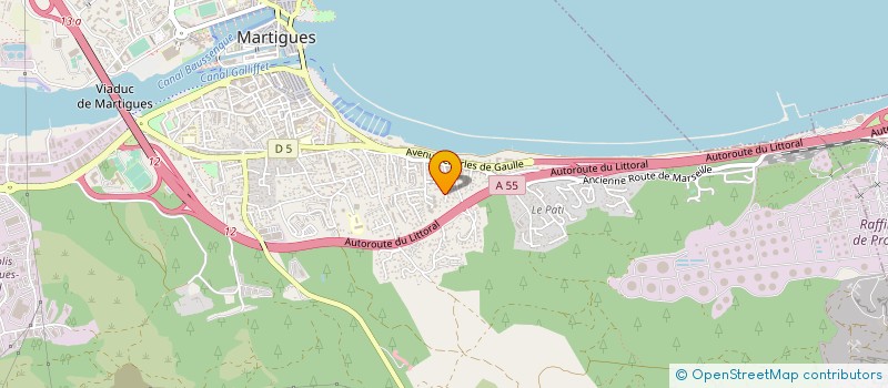 localisation de l'entreprise PTIZOIZEAU à MARTIGUES