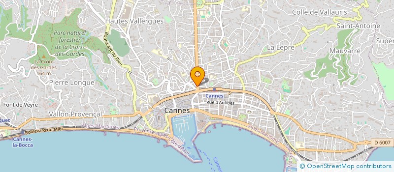 localisation de l'entreprise PTK GROUP à CANNES