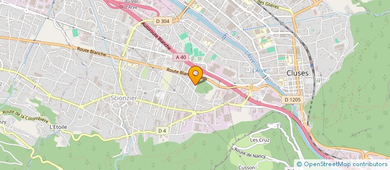 localisation de l'entreprise PTK IMMOBILIER à SCIONZIER