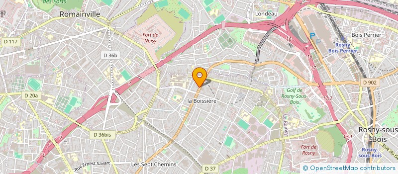 localisation de l'entreprise PTLS à MONTREUIL