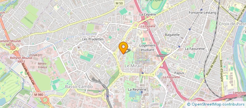 localisation de l'entreprise PTM 31  TOULOUSE