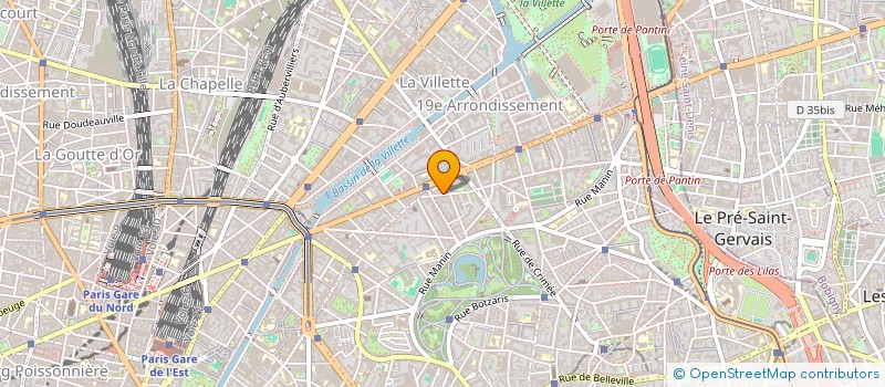 localisation de l'entreprise PTM  PARIS