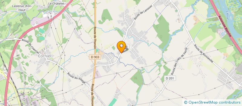 localisation de l'entreprise PTP RECORDS  ARENTHON