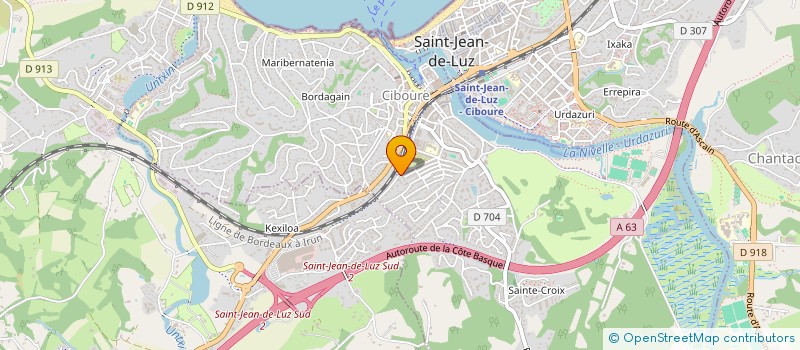 localisation de l'entreprise PTR  CIBOURE