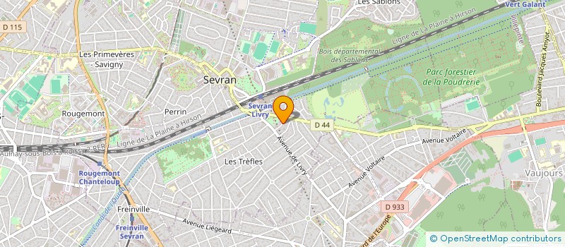 localisation de l'entreprise PTR EXPO à SEVRAN