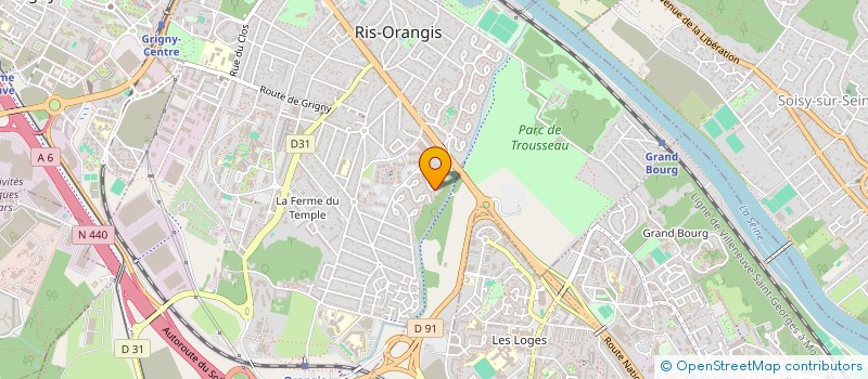 localisation de l'entreprise PTR PRO  RIS-ORANGIS