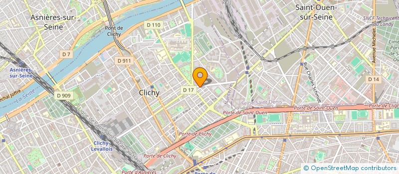 localisation de l'entreprise PTS EXOTIQUE à CLICHY