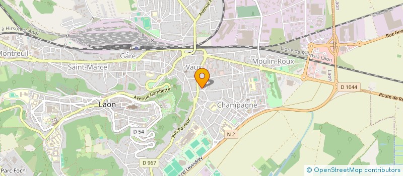 localisation de l'entreprise PTTB IMMO à LAON