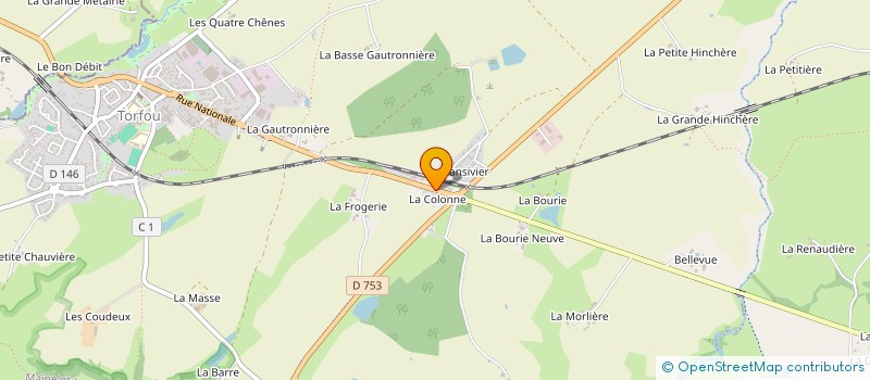 localisation de l'entreprise PTVV à SEVREMOINE