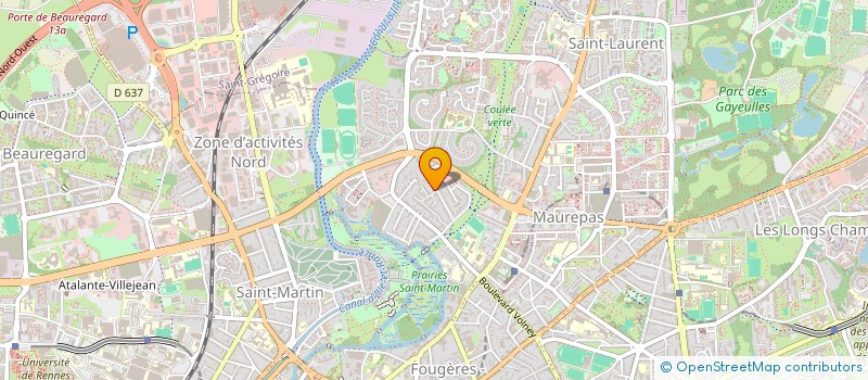 localisation de l'entreprise PTX  RENNES