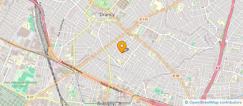 localisation de l'entreprise PTY BATIMENT à DRANCY