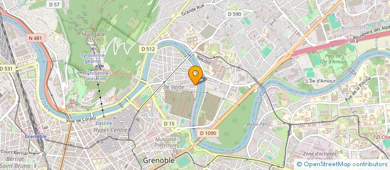 localisation de l'entreprise PTYLO ASSISTANCE à GRENOBLE