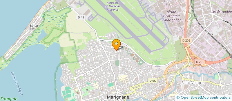 localisation de l'entreprise PUAUD FECJ  MARIGNANE