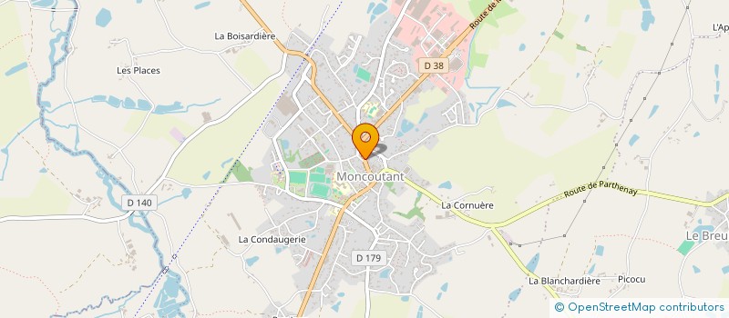 localisation de l'entreprise PUAUD PRESSE  MONCOUTANT-SUR-SEVRE
