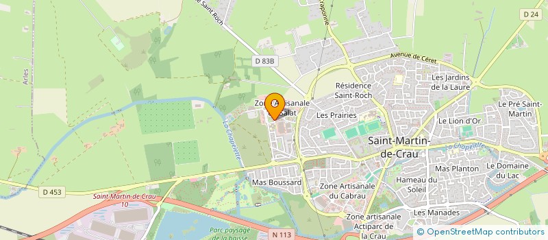 localisation de l'entreprise PUB 2 COM à SAINT-MARTIN-DE-CRAU