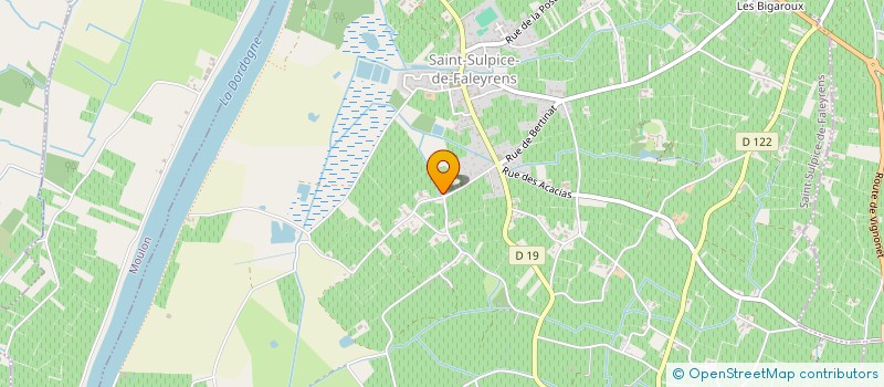 localisation de l'entreprise PUB 2000  SAINT-SULPICE-DE-FALEYRENS