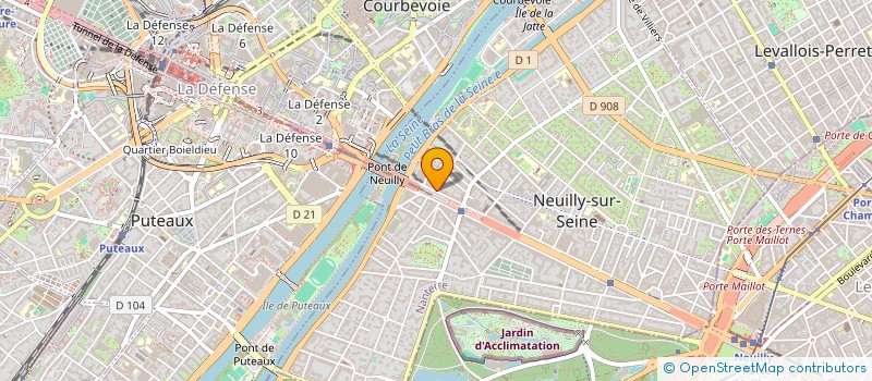 localisation de l'entreprise PUB à NEUILLY-SUR-SEINE