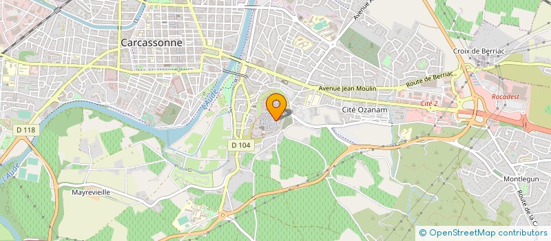 localisation de l'entreprise PUB à CARCASSONNE