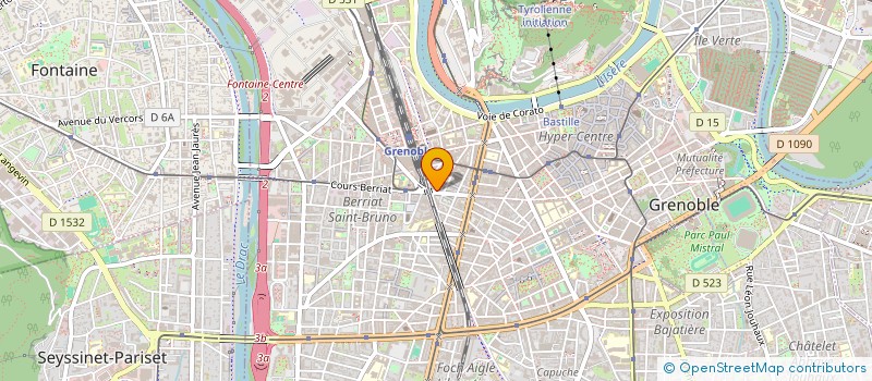 localisation de l'entreprise PUB 80  GRENOBLE