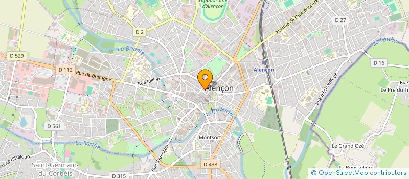 localisation de l'entreprise PUB ALENCON 61 à ALENCON