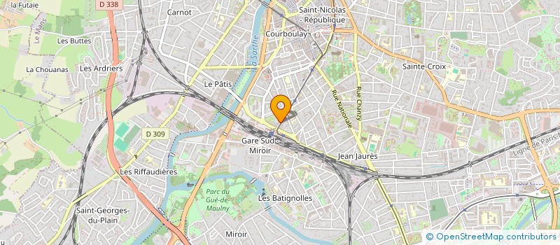 localisation de l'entreprise PUB AMBIANCE LOISIRS à LE MANS
